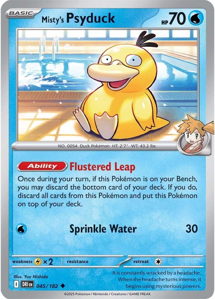 Misty's Psyduck (045/182) [Scarlet & Violet: Destined Rivals] | GnG Games