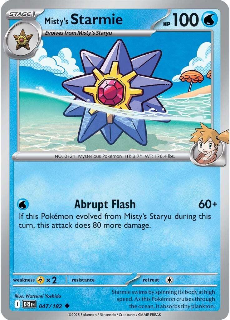 Misty's Starmie (047/182) [Scarlet & Violet: Destined Rivals] | GnG Games