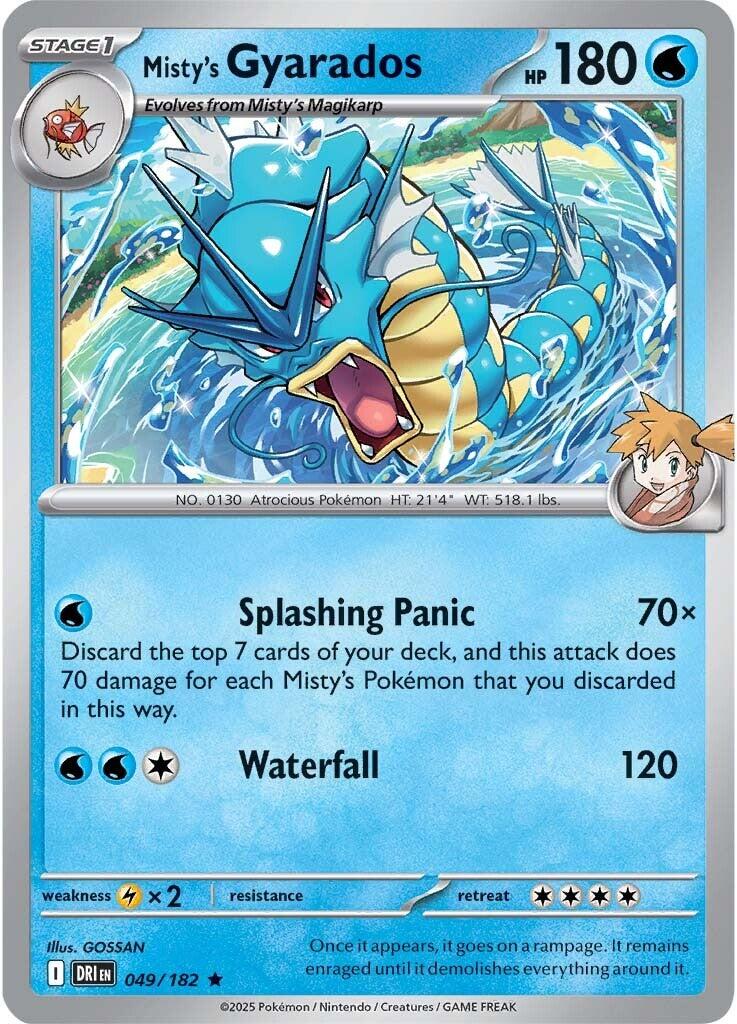 Misty's Gyarados (049/182) [Scarlet & Violet: Destined Rivals] | GnG Games
