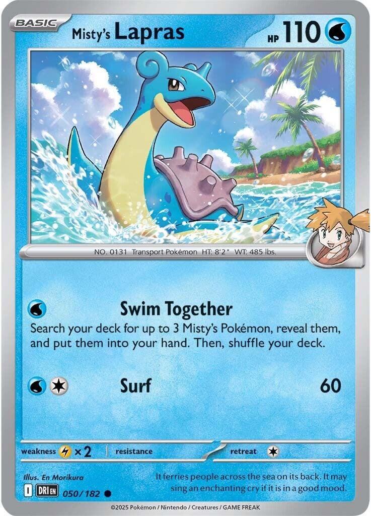 Misty's Lapras (050/182) [Scarlet & Violet: Destined Rivals] | GnG Games