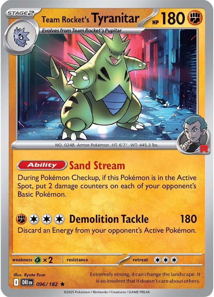 Team Rocket's Tyranitar (096/182) [Scarlet & Violet: Destined Rivals] | GnG Games