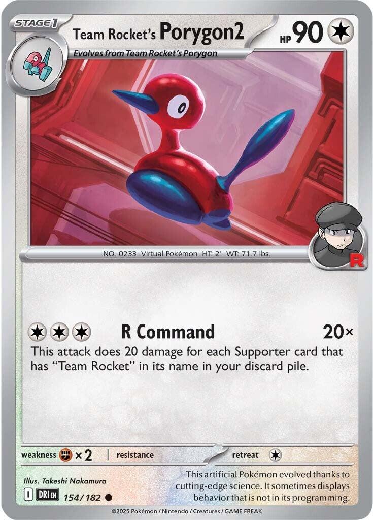 Team Rocket's Porygon2 (154/182) [Scarlet & Violet: Destined Rivals] | GnG Games