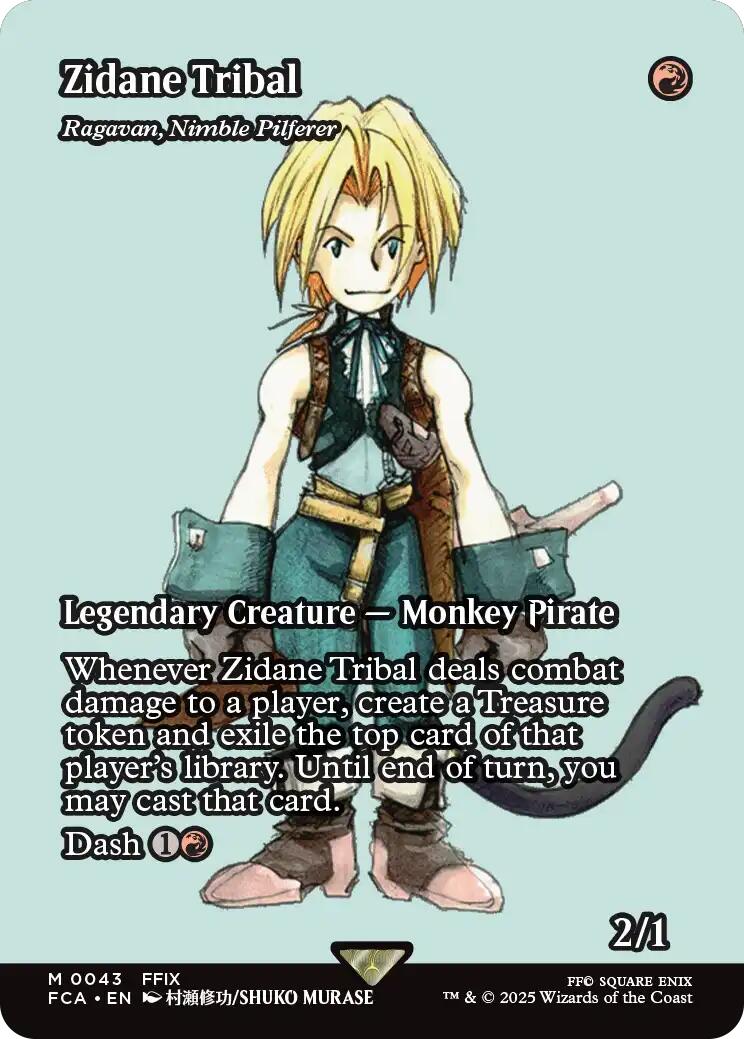 Zidane Tribal - Ragavan, Nimble Pilferer (Showcase) [FINAL FANTASY : Through the Ages] | GnG Games