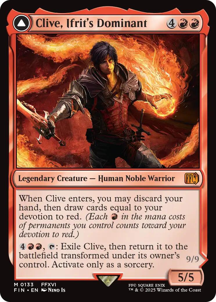 Clive, Ifrit's Dominant // Ifrit, Warden of Inferno [FINAL FANTASY] | GnG Games