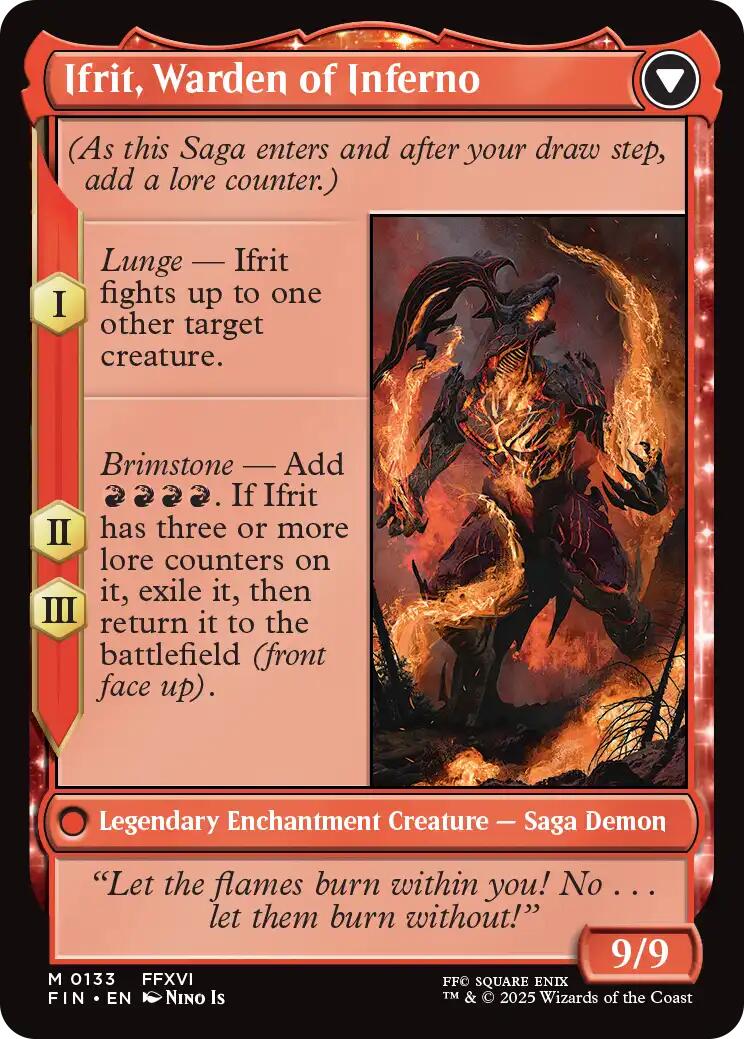 Clive, Ifrit's Dominant // Ifrit, Warden of Inferno [FINAL FANTASY] | GnG Games