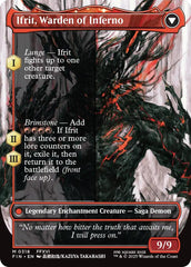 Clive, Ifrit's Dominant // Ifrit, Warden of Inferno (Borderless) (0318) [FINAL FANTASY] | GnG Games