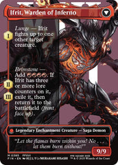 Clive, Ifrit's Dominant // Ifrit, Warden of Inferno (Borderless) (0385) [FINAL FANTASY] | GnG Games