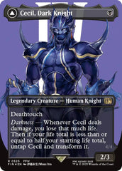 Cecil, Dark Knight // Cecil, Redeemed Paladin (Borderless) (Surge Foil) [FINAL FANTASY] | GnG Games