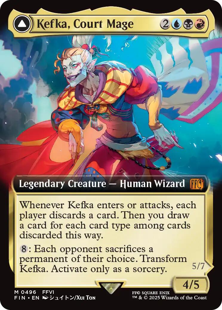 Kefka, Court Mage // Kefka, Ruler of Ruin (Extended Art) [FINAL FANTASY] | GnG Games
