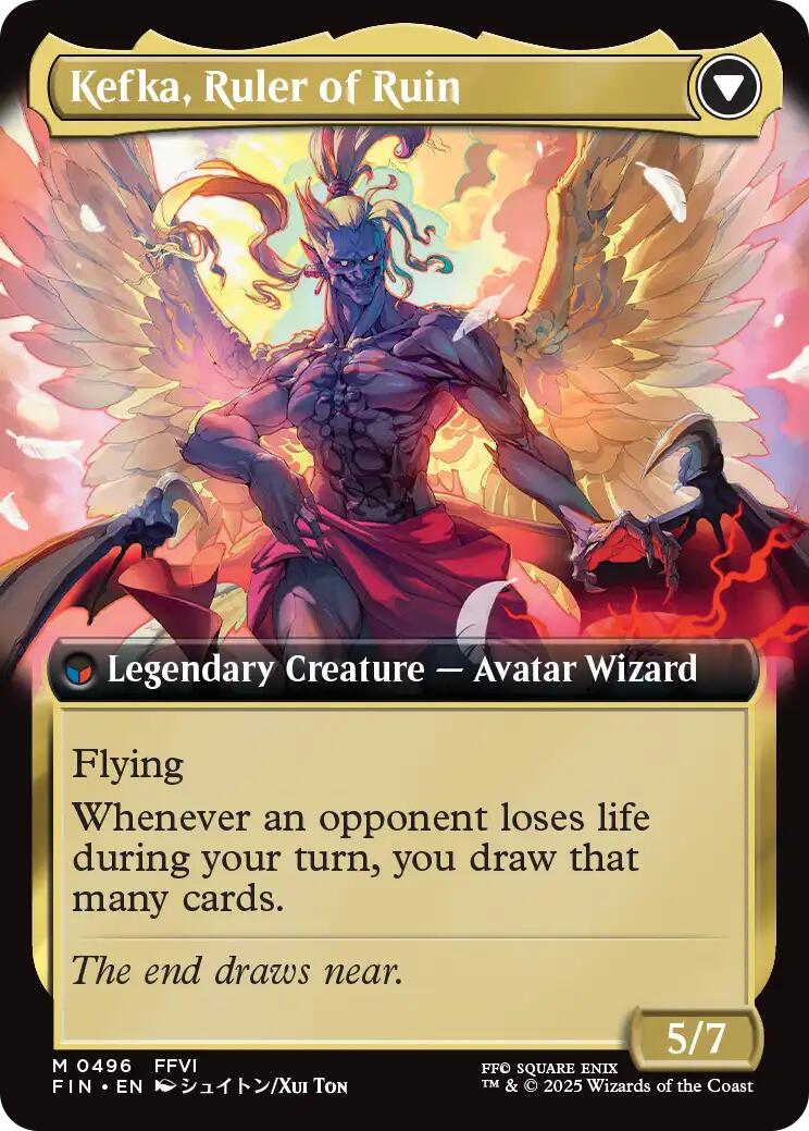 Kefka, Court Mage // Kefka, Ruler of Ruin (Extended Art) [FINAL FANTASY] | GnG Games