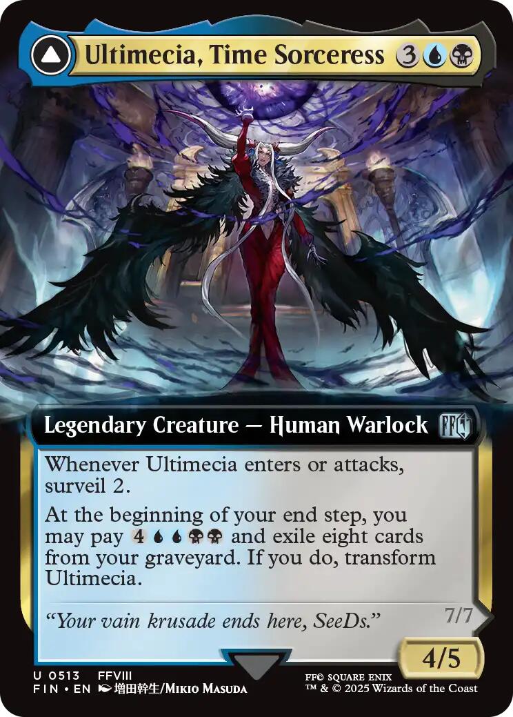 Ultimecia, Time Sorceress // Ultimecia, Omnipotent (Extended Art) [FINAL FANTASY] | GnG Games
