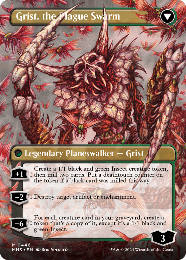 Grist, Voracious Larva // Grist, the Plague Swarm (Borderless) [Modern Horizons 3] | GnG Games