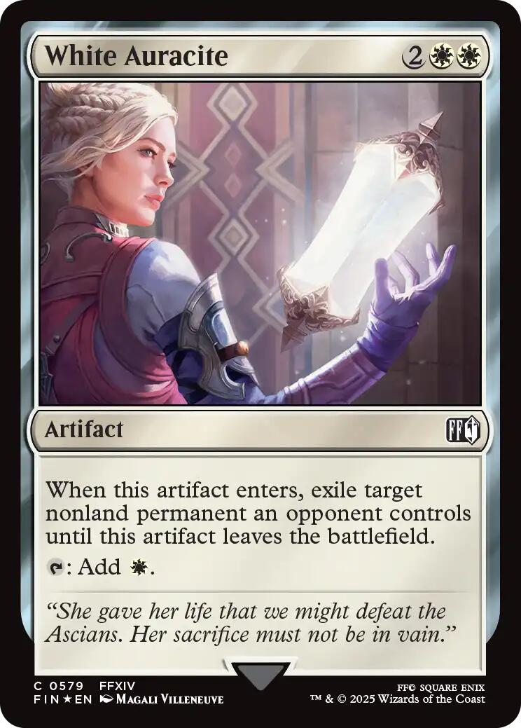 White Auracite (Surge Foil) [FINAL FANTASY] | GnG Games