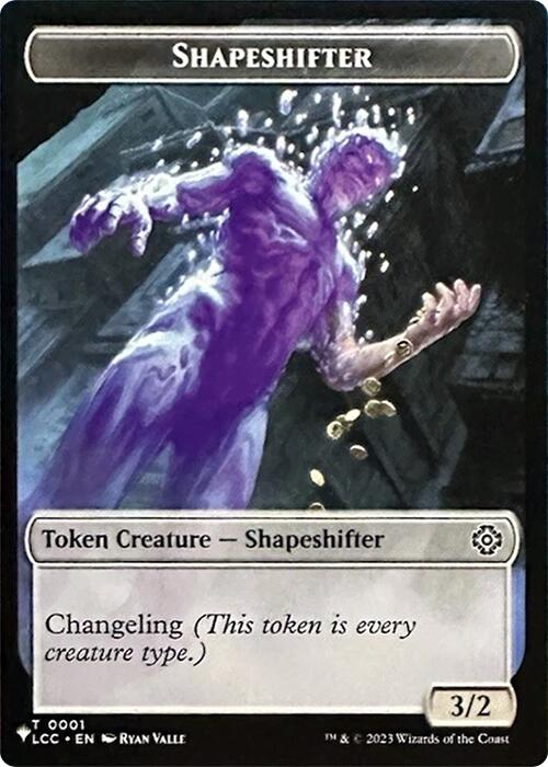 Shapeshifter // Cat Double-Sided Token [Secret Lair Drop Series] | GnG Games