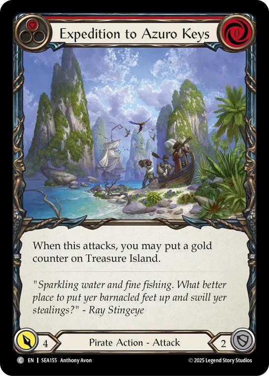Expedition to Azuro Keys [SEA155] (High Seas)  Rainbow Foil | GnG Games