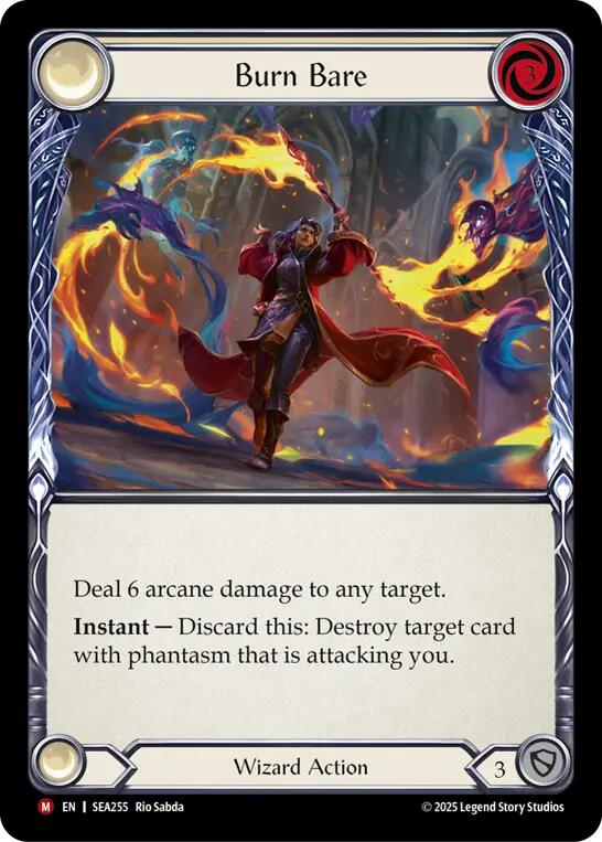 Burn Bare [SEA255] (High Seas)  Rainbow Foil | GnG Games