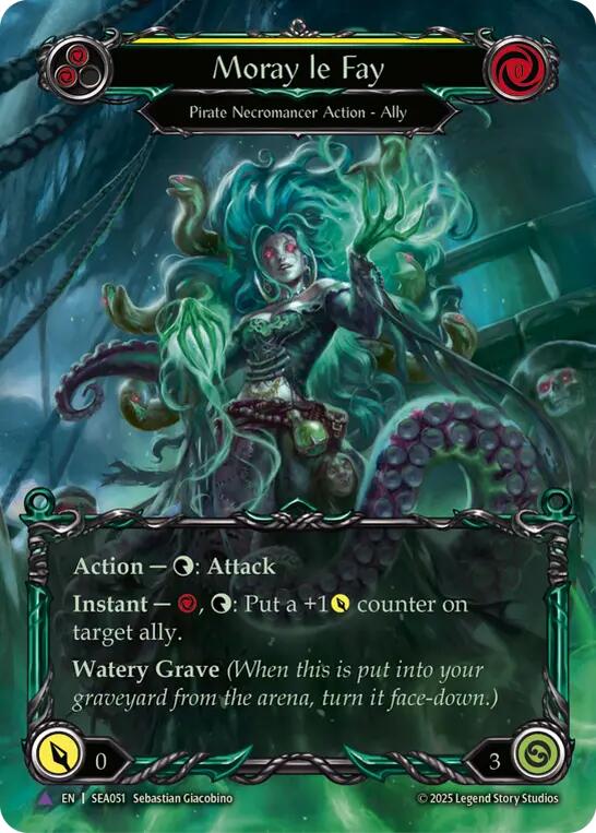 Moray le Fay (Marvel) [SEA051] (High Seas)  Cold Foil | GnG Games