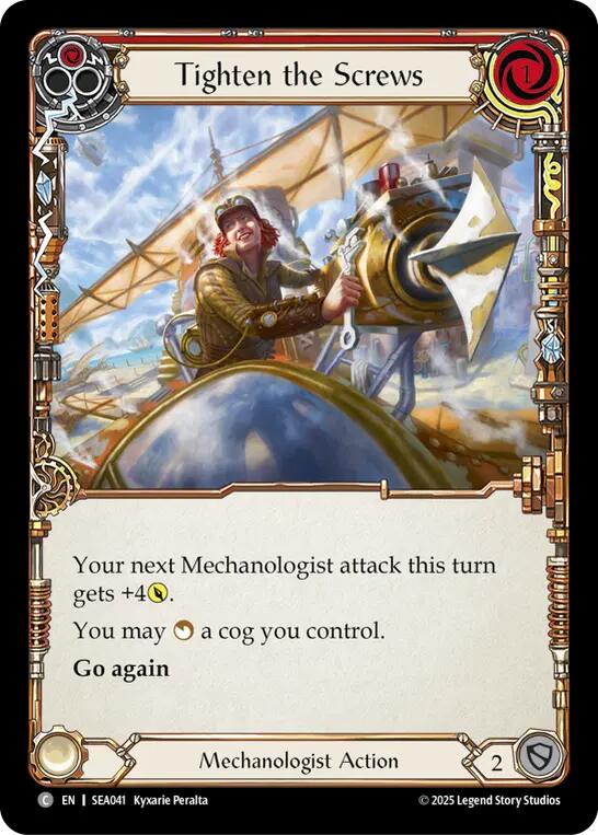Tighten the Screws [SEA041] (High Seas)  Rainbow Foil | GnG Games