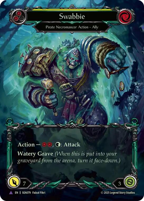 Swabbie (Marvel) [SEA079] (High Seas)  Cold Foil | GnG Games