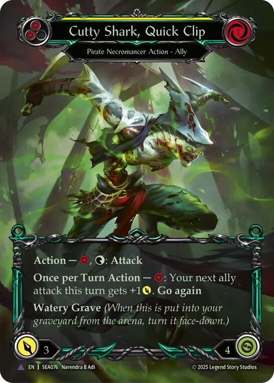 Cutty Shark, Quick Clip (Marvel) [SEA076] (High Seas)  Cold Foil | GnG Games