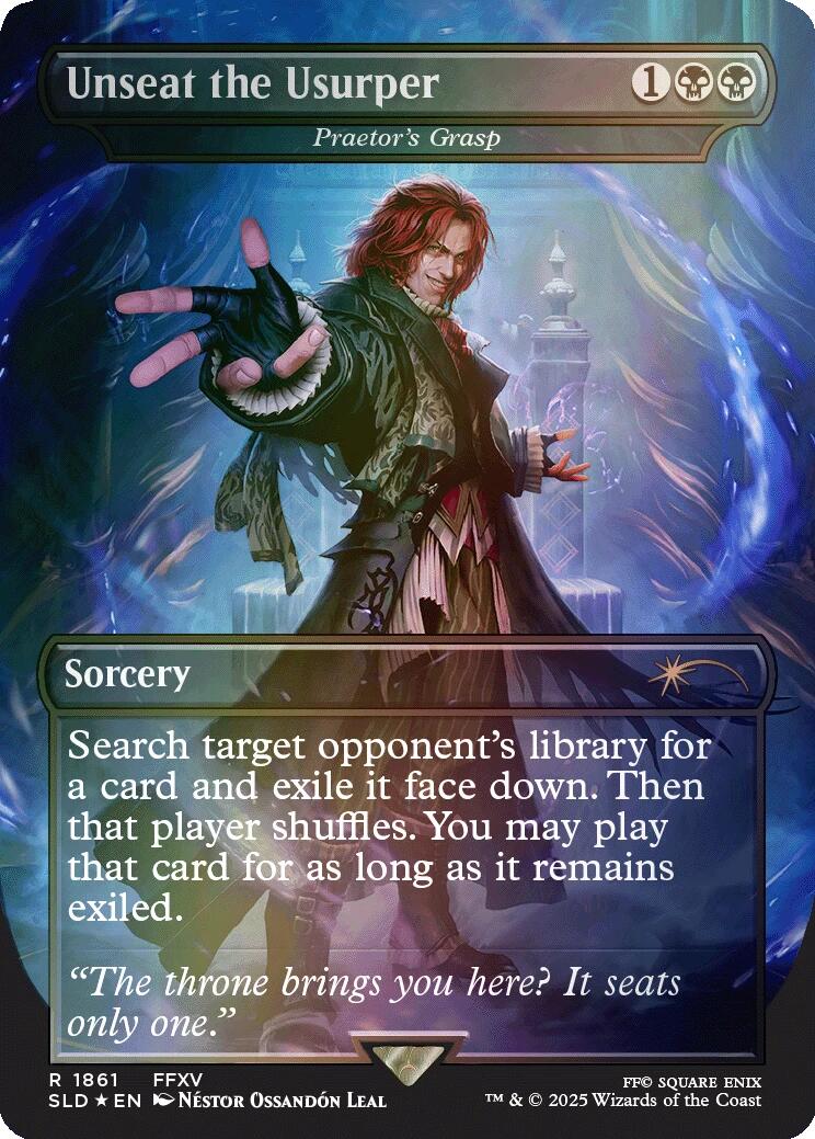 Unseat the Usurper - Praetor's Grasp (Rainbow Foil) [Secret Lair Drop Series] | GnG Games