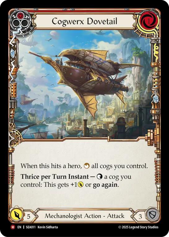 Cogwerx Dovetail [SEA011] (High Seas)  Rainbow Foil | GnG Games