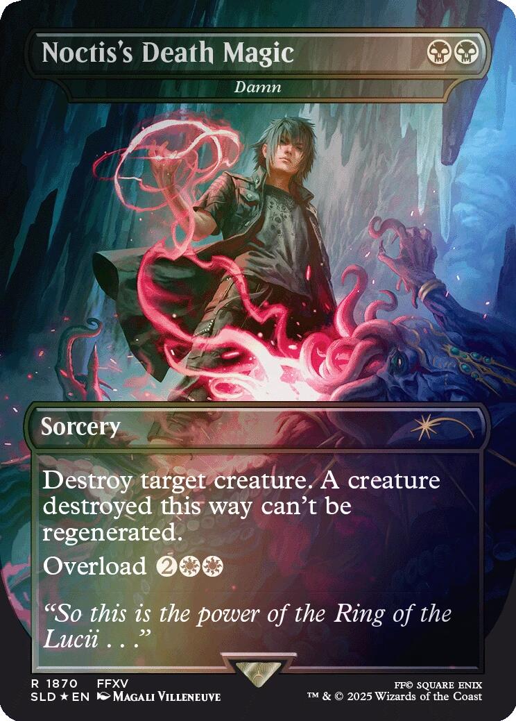Noctis's Death Magic - Damn (Rainbow Foil) [Secret Lair Drop Series] | GnG Games