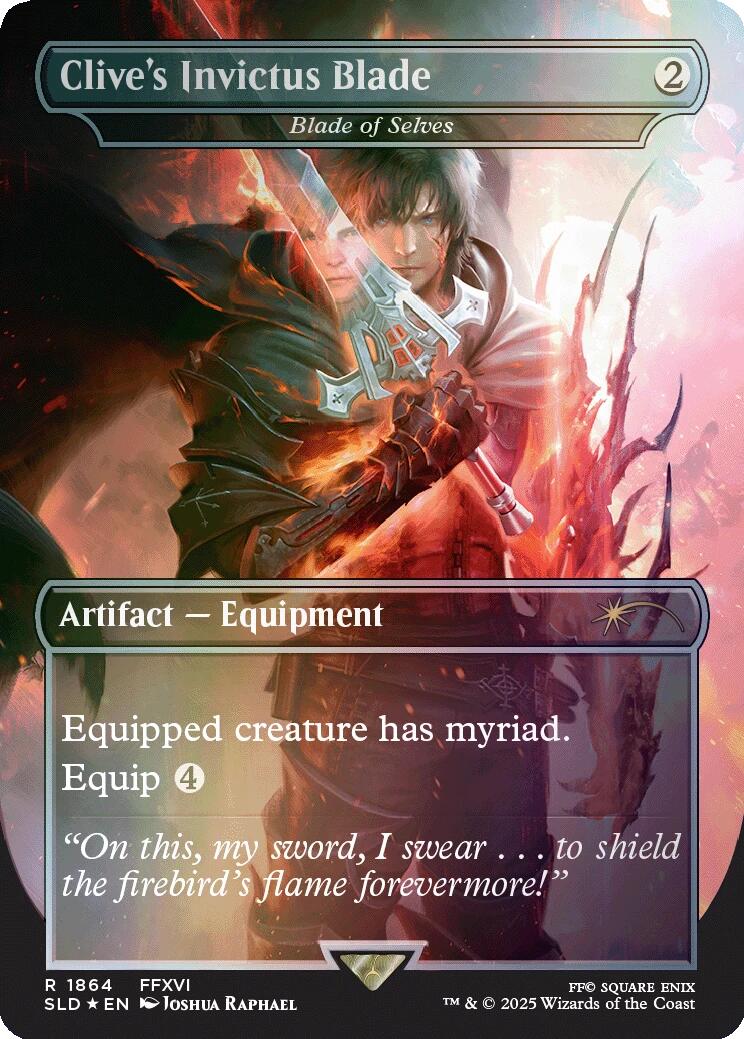 Clive's Invictus Blade - Blade of Selves (Rainbow Foil) [Secret Lair Drop Series] | GnG Games