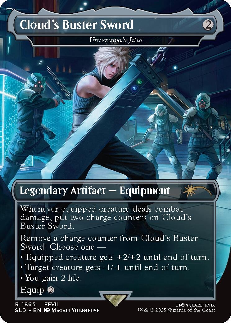 Cloud's Buster Sword - Umezawa's Jitte [Secret Lair Drop Series] | GnG Games