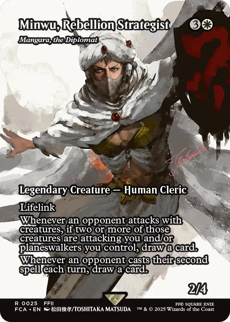 Minwu, Rebellion Strategist - Mangara, the Diplomat (Showcase) [FINAL FANTASY : Through the Ages] | GnG Games