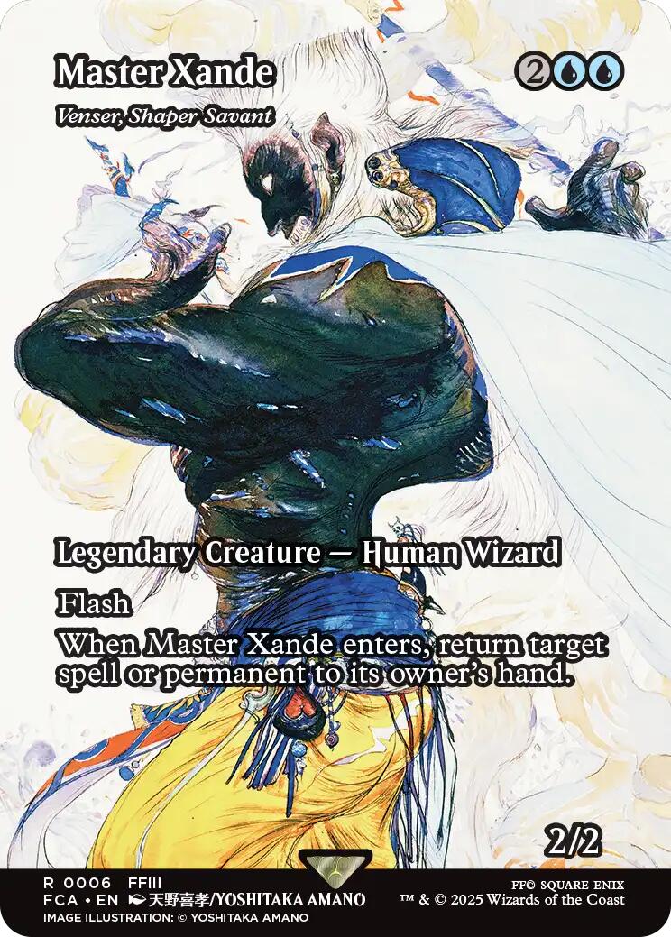 Master Xande - Venser, Shaper Savant (Showcase) [FINAL FANTASY : Through the Ages] | GnG Games