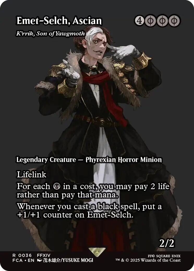 Emet-Selch, Ascian - K'rrik, Son of Yawgmoth (Showcase) [FINAL FANTASY : Through the Ages] | GnG Games