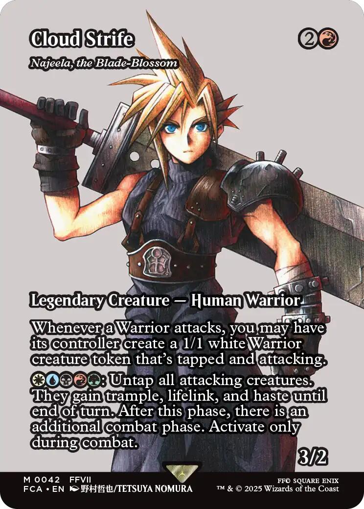 Cloud Strife - Najeela, the Blade-Blossom (Showcase) [FINAL FANTASY : Through the Ages] | GnG Games