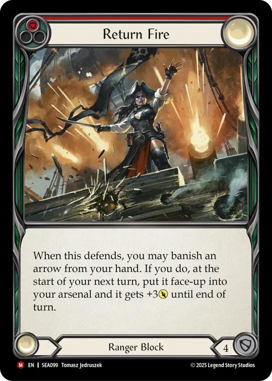 Return Fire [SEA099] (High Seas)  Rainbow Foil | GnG Games