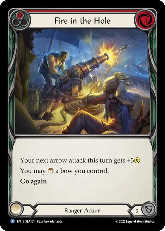 Fire in the Hole [SEA101] (High Seas)  Rainbow Foil | GnG Games