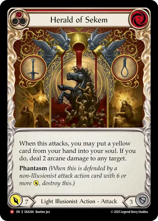 Herald of Sekem [SEA260] (High Seas)  Rainbow Foil | GnG Games