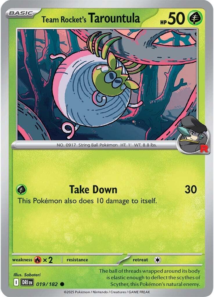 Team Rocket's Tarountula (019/182) [Scarlet & Violet: Destined Rivals] | GnG Games