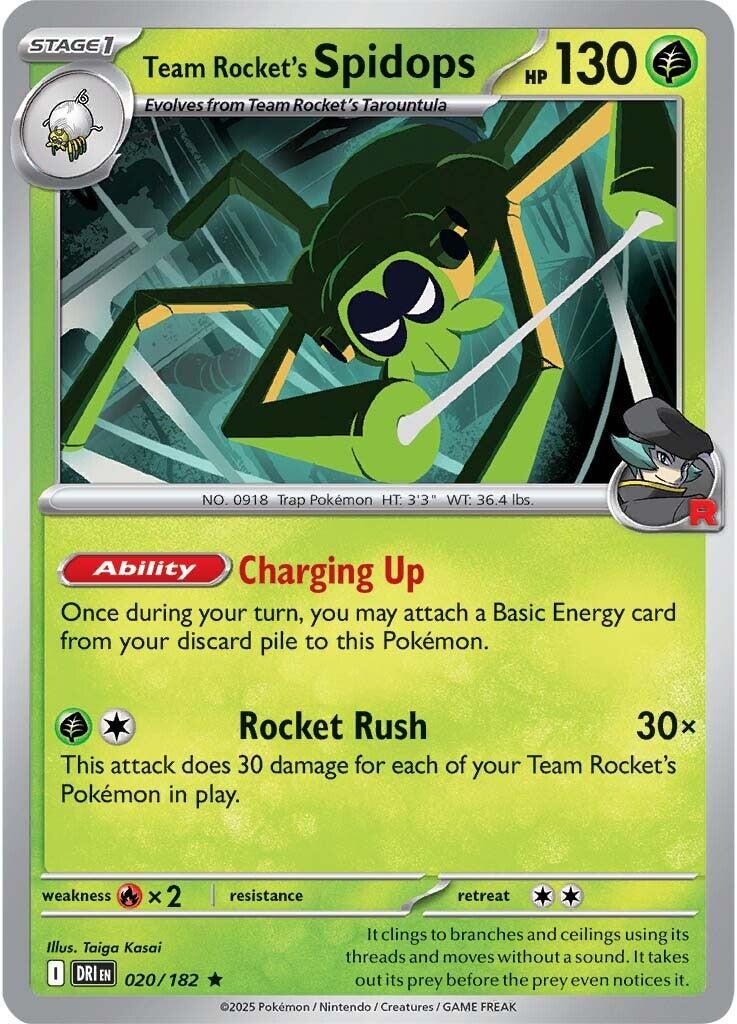 Team Rocket's Spidops (020/182) [Scarlet & Violet: Destined Rivals] | GnG Games