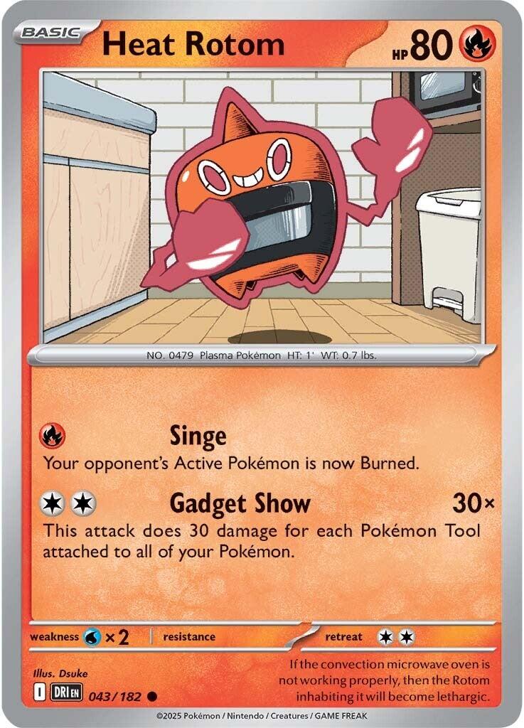 Heat Rotom (043/182) [Scarlet & Violet: Destined Rivals] | GnG Games