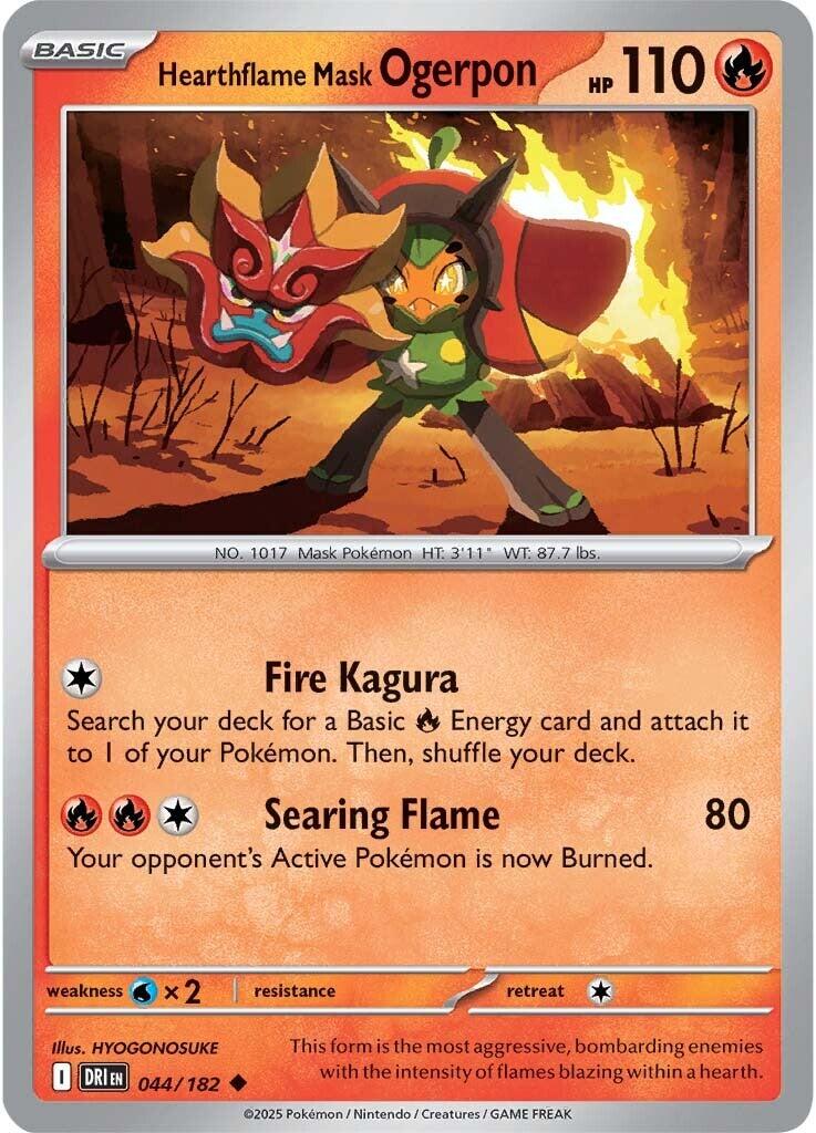 Hearthflame Mask Ogerpon (044/182) [Scarlet & Violet: Destined Rivals] | GnG Games