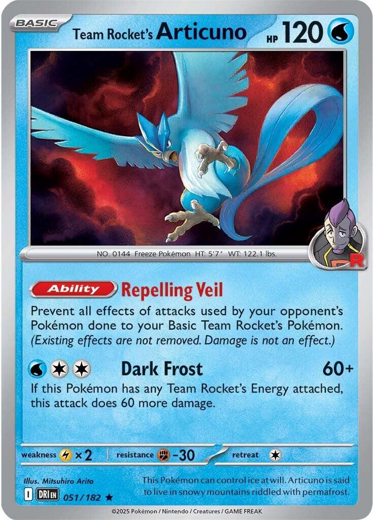 Team Rocket's Articuno (051/182) [Scarlet & Violet: Destined Rivals] | GnG Games