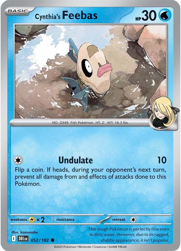 Cynthia's Feebas (052/182) [Scarlet & Violet: Destined Rivals] | GnG Games