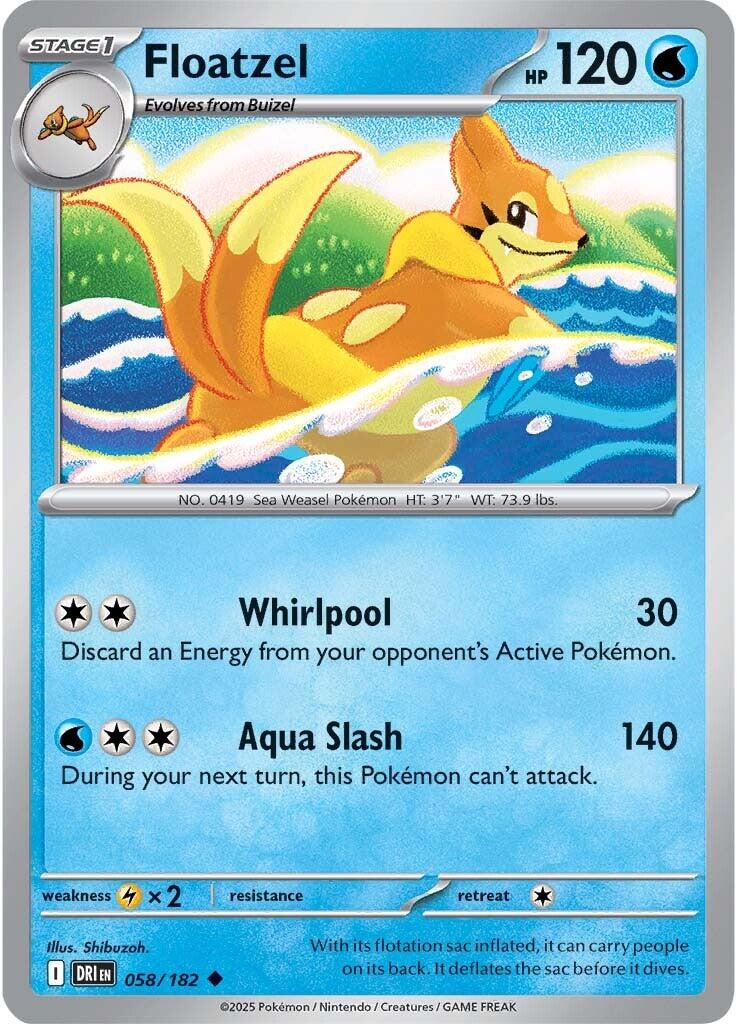 Floatzel (058/182) [Scarlet & Violet: Destined Rivals] | GnG Games