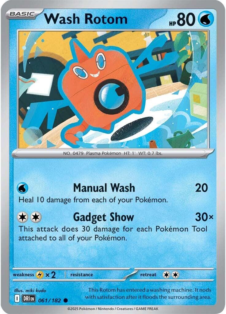 Wash Rotom (061/182) [Scarlet & Violet: Destined Rivals] | GnG Games