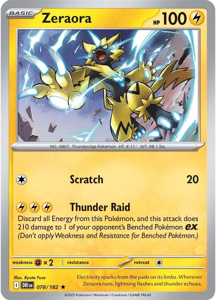Zeraora (078/182) [Scarlet & Violet: Destined Rivals] | GnG Games