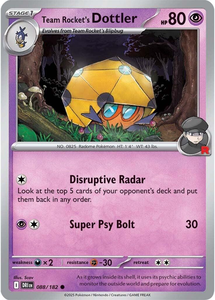 Team Rocket's Dottler (088/182) [Scarlet & Violet: Destined Rivals] | GnG Games