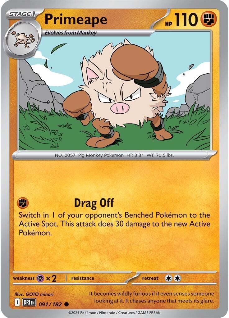 Primeape (091/182) [Scarlet & Violet: Destined Rivals] | GnG Games