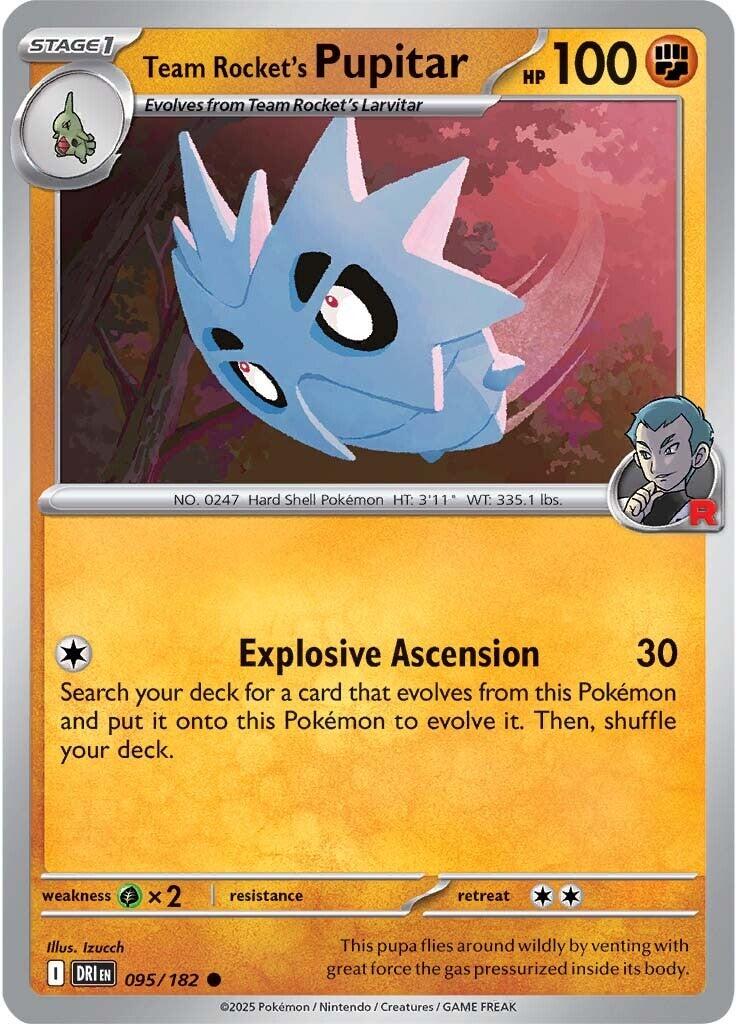 Team Rocket's Pupitar (095/182) [Scarlet & Violet: Destined Rivals] | GnG Games