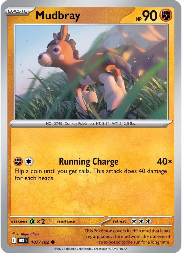 Mudbray (107/182) [Scarlet & Violet: Destined Rivals] | GnG Games