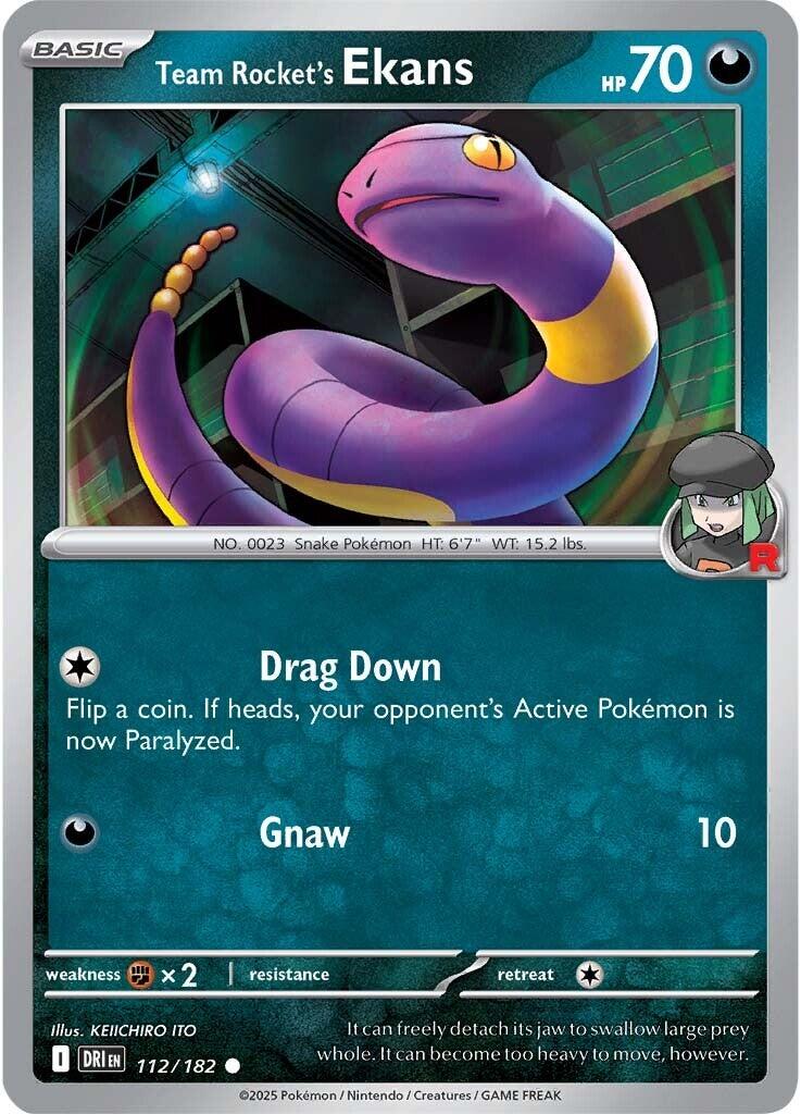 Team Rocket's Ekans (112/182) [Scarlet & Violet: Destined Rivals] | GnG Games